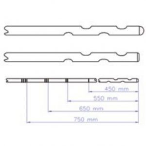 Levin duodenal tube with x-ray central opening Ch 20